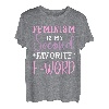 Feminismus Mädchenpower Emanzipation Feministin Geschenk T-Shirt