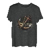 Rostiger Anker mit Seil T-Shirt