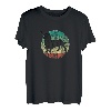 Retro Dackel Hund Dachshund Teckel Haustier Tier Geschenk T-Shirt