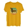 Retro Dackel Hund Dachshund Teckel Haustier Tier Geschenk T-Shirt