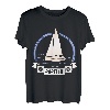 Herren Papitän | Papa und Kapitän Lustiges Segeln Boot Vatertag T-Shirt