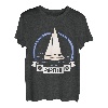 Herren Papitän | Papa und Kapitän Lustiges Segeln Boot Vatertag T-Shirt