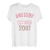 15th Birthday 15 Year Old, Awesome Seit Oktober 2007 T-Shirt
