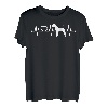 EKG Herzschlag Airedale Terrier Waterside Bingley Puls T-Shirt