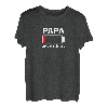 Papa Von Zwei Söhnen Leerer Akku Batterie für Vater Männer T-Shirt