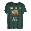 Faultier Shirt Wake Me Up When Winter Is Over Lustige Faultiere T-Shirt