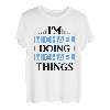 Herren I'm Michael Doing Michael Things Vornamen Spruch Geschenk T-Shirt