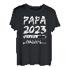 Herren Papa 2023 loading lustiges Shirt für Vater zum Vatertag T-Shirt