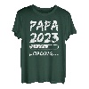 Herren Papa 2023 loading lustiges Shirt für Vater zum Vatertag T-Shirt