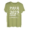 Herren Papa 2023 loading lustiges Shirt für Vater zum Vatertag T-Shirt
