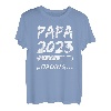 Herren Papa 2023 loading lustiges Shirt für Vater zum Vatertag T-Shirt