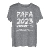 Herren Papa 2023 loading lustiges Shirt für Vater zum Vatertag T-Shirt