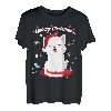 Weihnachten Kätzchen Nikolaus Mütze Winter Wunderland T-Shirt
