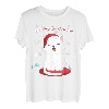 Weihnachten Kätzchen Nikolaus Mütze Winter Wunderland T-Shirt