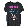 Keeper Of Gender Baby Gender Reveal Männer Frauen Mama Papa Geschenk T-Shirt