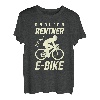 T-Shirt E-Bike Fahrrad E Bike Elektrofahrrad Rentner Spruch