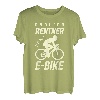 T-Shirt E-Bike Fahrrad E Bike Elektrofahrrad Rentner Spruch