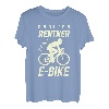 T-Shirt E-Bike Fahrrad E Bike Elektrofahrrad Rentner Spruch