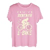 T-Shirt E-Bike Fahrrad E Bike Elektrofahrrad Rentner Spruch