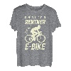 T-Shirt E-Bike Fahrrad E Bike Elektrofahrrad Rentner Spruch