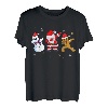 Tanzender Santa Claus - Dabbing Weihnachtsmann Weihnachten T-Shirt