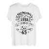 65. Geburtstag Geschenk Mann Mythos Legende Jahrgang 1958 T-Shirt