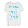 Herren Stolzer Chef Des Besten Teams Männer Teamleiter Fun Motiv T-Shirt