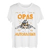 Herren Manche Opas spielen Schach, coole Opas fahren Motorroller T-Shirt