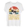 Best Chihuahua Hund Welpe Retro Papa Vater Dad Mann Geschenk T-Shirt