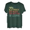 Herren Papa Elektriker Vater Vatertag Lustiger Spruch T-Shirt