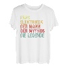 Herren Papa Elektriker Vater Vatertag Lustiger Spruch T-Shirt