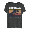 Herren Dadzilla Father Of The Monsters Retro Vintage T-Shirt