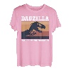 Herren Dadzilla Father Of The Monsters Retro Vintage T-Shirt