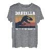 Herren Dadzilla Father Of The Monsters Retro Vintage T-Shirt
