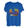 Herren PapaSaurus Papa T-Rex Dinosaurier Retro Vater Familie T-Shirt