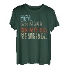 Herren Papa Mann Mythos Legende! Für Stolzen Familienvater Geschenk T-Shirt
