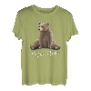 Herren Gemütlicher Grizzly Bär Lässiger Vater Bär Vatertag T-Shirt