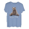 Herren Gemütlicher Grizzly Bär Lässiger Vater Bär Vatertag T-Shirt