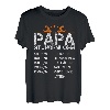 Herren Vintage Vater Stundenlohn Witzig Geschenk Lustig Spruch Papa T-Shirt