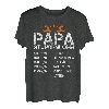 Herren Vintage Vater Stundenlohn Witzig Geschenk Lustig Spruch Papa T-Shirt