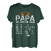 Herren Vintage Vater Stundenlohn Witzig Geschenk Lustig Spruch Papa T-Shirt