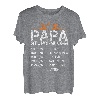 Herren Vintage Vater Stundenlohn Witzig Geschenk Lustig Spruch Papa T-Shirt