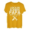 Herren Locker Bleiben Papa macht Schon Vater Handwerker Geschenk T-Shirt