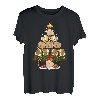 Meerschweinchen-Weihnachtsbaum-Lichter, Urlaub, Meerschweinchen, Weihnachten T-Shirt