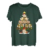 Meerschweinchen-Weihnachtsbaum-Lichter, Urlaub, Meerschweinchen, Weihnachten T-Shirt