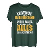 Rentner 2021 Ruhestand Mann, Lustiger Spruch, Legende Rente T-Shirt