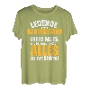 Rentner 2021 Ruhestand Mann, Lustiger Spruch, Legende Rente T-Shirt