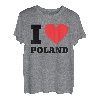 I Love Poland I Heart Polen Familienreise Polen T-Shirt