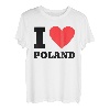 I Love Poland I Heart Polen Familienreise Polen T-Shirt