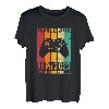 Herren Level abgeschlossen Papa 2023 Schwangerschafts-Videospieler wird geladen T-Shirt